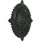 Ekena Millwork Haylynn Medallion (Canopies up to 1 1/4"), 29 1/8"OD x 1 1/4"ID x 4"P, Painted Turtle Crackle CM29HYPTC - alternate 5